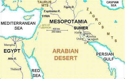 mesopotamia and egypt.